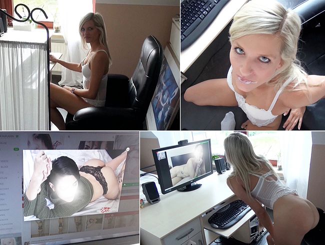 Cyber-3er! Sein Sperma bringt sie zum Orgasmus!