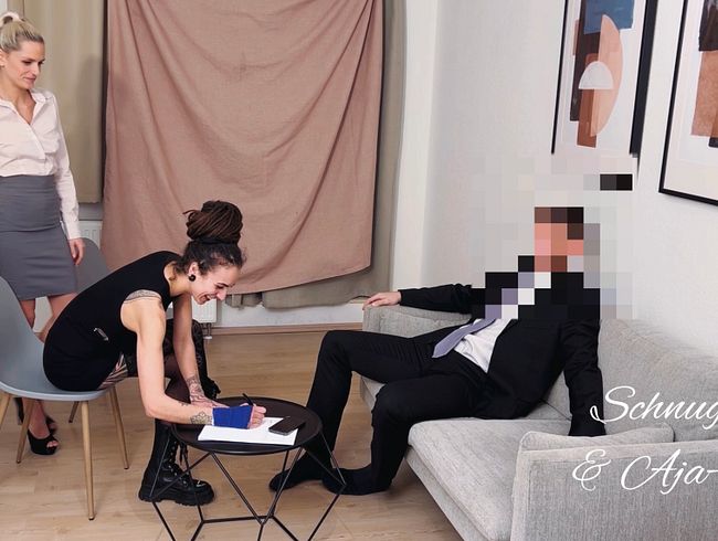 Perverse Firma! 3er mit Aufnahmeritual! Teil 1